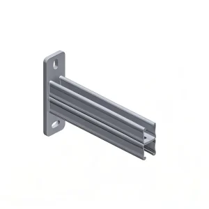 Galvanized Steel C Channel Bracket Double U Strut Support System Shelf Bracket Curtain Wall Profiles