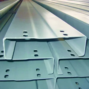 Galvanized Steel C-Channel Structural Steel Processing Parts for Building Durable & Anti-Corrosion Customized Length
