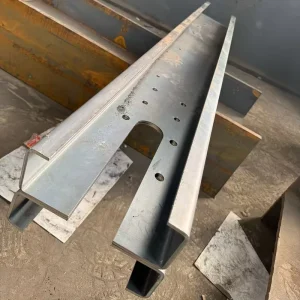 Galvanized Steel C Channel U Profile With Pre drilled Holes And Notch For Building Roof Purlin Support Construction