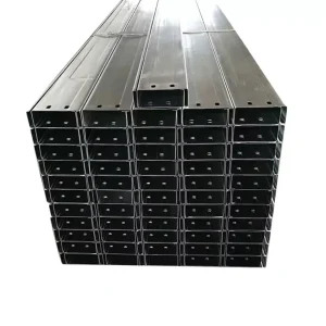 Galvanized Steel C Purlin for Solar Mounting Bracket Cold Formed Structural Channel for PV Panel Support Custom OEM Sizes
