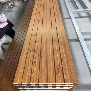 Galvanized Steel Carved Exterior Wall Panels 16mm 20mm Fireproof Insulated Eco Friendly Pu Sandwich Panels for Warehouse Roof