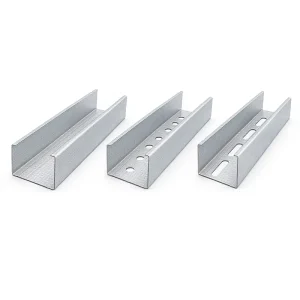 Galvanized Steel Ceiling Grid Components Light Steel Keel Metal Stud Track for Suspended Ceiling Drywall Partition