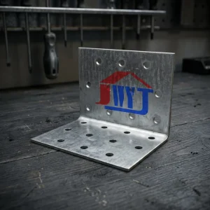 Galvanized Steel Corner Bracket Structural Wood Connector for Roof Truss and Wall Fixings