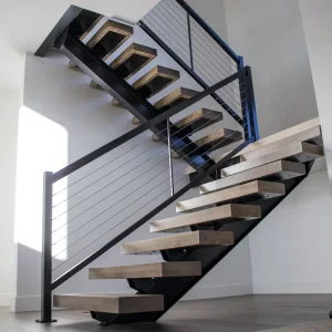 Galvanized Steel Deck Balcony Railing Strong Metal Picket Railings for Terrace Garden