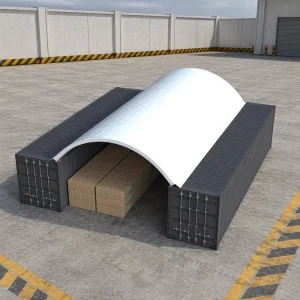 Galvanized Steel Frame Container Tent Canopy Garages Carports Canopies