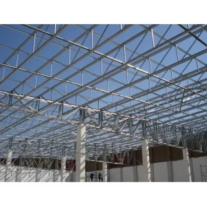 Galvanized Steel Frame Metal Building Truss Roof System Structural Steel Floor Joist