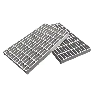 Galvanized Steel Grating Welded Metal Grid Stair Treads Anti Corrosion for Industrial Floor Platform