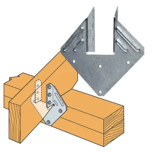 Galvanized Steel Heavy Duty Metal Angle Bracket Shelf Hardware Hurricane Tie Wood Construction Connector