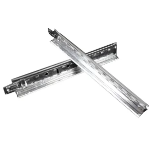 Galvanized Steel Keel for Mineral Fiber Ceiling Lay in Integrated Suspended Ceiling Frame Components for Commercial Building