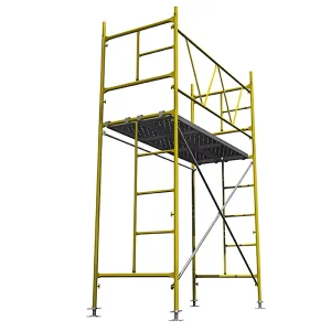 Galvanized Steel Ladder Frame Scaffolding Industrial Design High Strength Corrosion resistant ISO9001 Warehouse