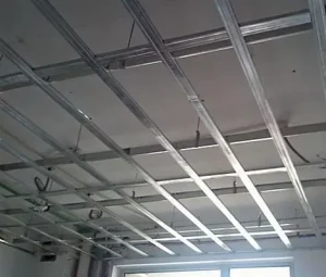 Galvanized Steel Light Steel Ceiling Grid Components Metal Furring Channel C Stud U Track