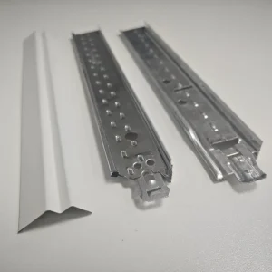 Galvanized Steel Modern Ceiling T Grid Components Main Tee Cross Tee Lightweight High Strength Suspended Ceiling Keel Frames