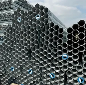 Galvanized Steel Pipe 168.3mm Carbon Steel Round Tube 6mm Thickness Hot Dip Zinc Coated Heavy Structure Project Supplier