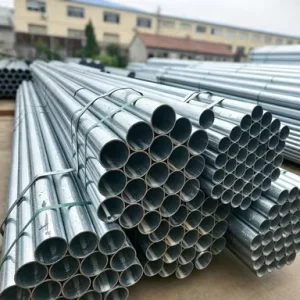 Galvanized Steel Pipes for Drainage Electrical Conduits Structure Pipe Factory Fittings ISO 9001 Certified GB Standard