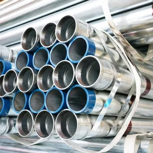 Galvanized Steel Products Round Tube Gi Pipe Galvanized Rifled Tube