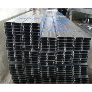 Galvanized Steel Profiles Durable Anti Corrosion Drywall Ceiling Furring Channel Metal Stud for Wall Decoration and Construction