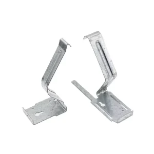 Galvanized Steel Quad Gutter Internal Brackets Roof Drainage System