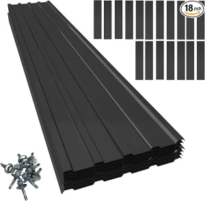 Galvanized Steel Roof Panels Metal Roofing Panels Corrugated Tin Roofing Panels with Screw Resistant Suitable for Garages