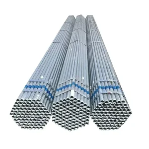Galvanized Steel Round Pipe 2″ 3″ 1.5mm Gi Pipe Zinc 150g 210g Hollow Section Tube