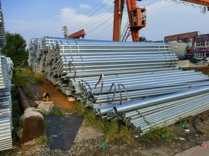 Galvanized Steel Round Tube 2.5 Inch for Fencing Structure and Greenhouse Use