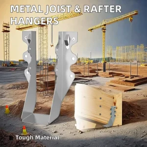 Galvanized Steel Single-Side Standard Joist Hangers Face Mount Rafter Brackets
