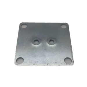 Galvanized Steel Square Furniture Mounting Plate Table Leg Fixing Base