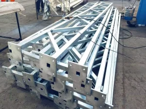 Galvanized Steel Square Hollow Section Truss Roof for Warehouse