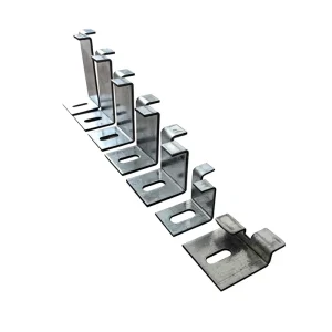 Galvanized Steel Stainless Steel Corner Brackets, Stone Upper and Lower Connectors,customizable