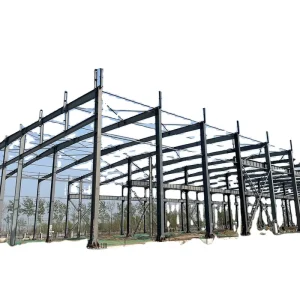 Galvanized Steel Structure Material Kit Customized Components for Workshops Warehouses