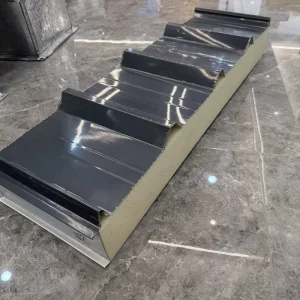 Galvanized Steel Surface PU Polyurethane Sandwich Panel B1 Grade Fire Retardant Heat Insulation for Cold Room Roof Prefab