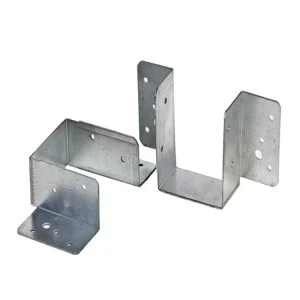Galvanized Steel and Stainless Steel U Joist Hanger Bracket Single Shelf Bracket for Metal Building Materials and Furniture Use