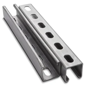 Hot Dip Galvanized Iron Stainless Steel Formed C U Type Perforated Strut Profile Channel