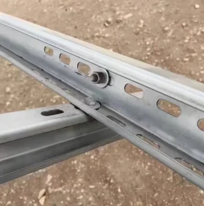 Galvanized Strut Channel 41mmx41mm Channel Unistrut Seismic Bracing Seismic Bracket