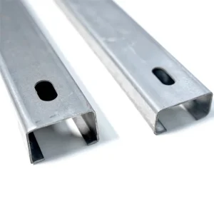 Galvanized U C Channel Steel Strut Slotted Purlin Construction Section Roof Purlin
