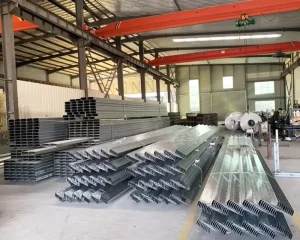 Galvanized Z Purlins Customized Steel Structure Buildings