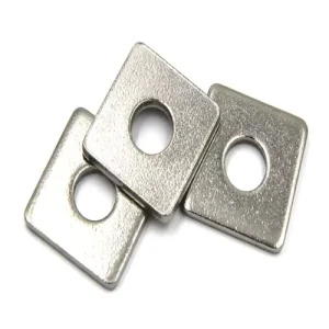 Galvanized and Stainless Steel Square Washers with Round Hole Durable Modern Design for Construction Office Building Use