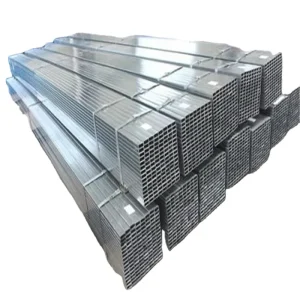 Galvanized square and Rectangular Steel Pipes Z180 Galvanized Rectangular Tube