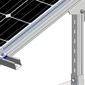 Galvanizing Steel Pv Solar Panel Ground Mounting System Brackets Mounting Racks for Ground Mount