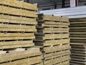 Glass Wool Sandwich Corrugated Roof Tile Multi Channel Ribs Provide Extra Strength Thermal And Fire Resistance