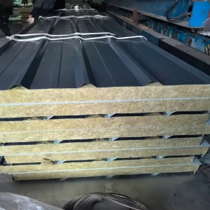 Glass Wool Sandwich Panel Insulated Wall Panel for Warehouse Supplier