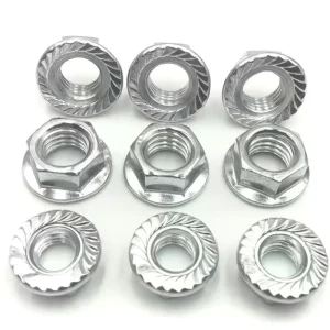 Global Supplier Metric Flange Nuts DIN 6923 Standard High Tensile Carbon Steel for Metal Fabrication and Structural Work