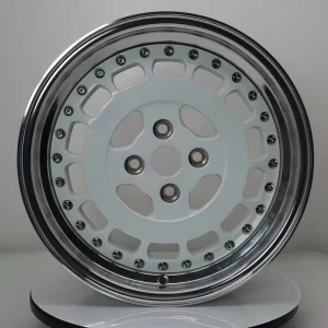 Gloss White Polished Mesh Design Forged 6061 T6 Aluminum Alloy Wheels 12000T Pressed TUV JWL S4-00035 18-24 Custom 6