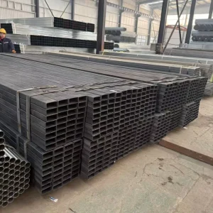 Good Machinability Black Carbon Steel Square Rectangular Tube Used to House Mechanical Parts and Motors Pipe Manufacture