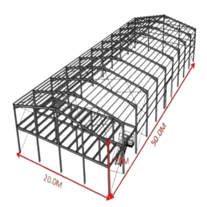 Good Price Steel Web Truss Roof Trusses ERW Technique for Halls and Warehouses JIS SABS GS Certified 12m Length