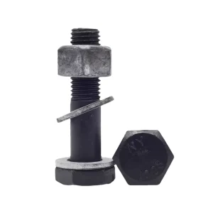 Grade 10.9 High Strength Steel Structure Torsional Shear Bolt Pair Large Hexagon Connection Bolt Plain Finish GB1228 Model