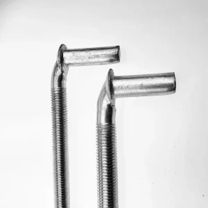 Grade 8.8 L Shaped Type Steel Anchor Bolts with Galvanized Nut DIN Standard
