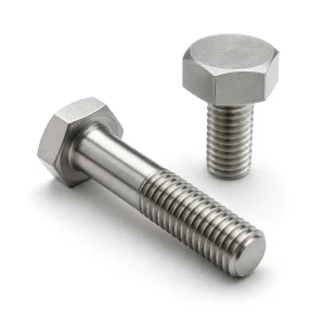 Grade 8.8 Stainless Steel Hex Head Bolt DIN931 DIN933 Metric M9 M12 External Hex Fastener For Mechanical Installation
