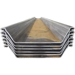 Grade S430 Hot Rolled U/Z Type Alloy Steel Sheet Pile With Cutting Service For Building Construction