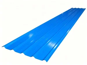 Guangzhou PPGI Coated Corrugated Steel Roofing Sheets Color Coated Metal Sheets For Roofing