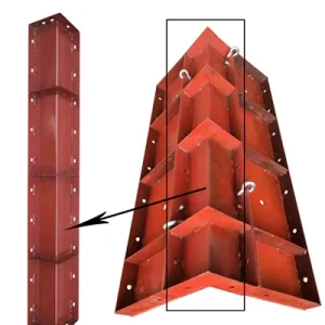 Guangzhou Reusable Construction Metal Wall Steel Column Formwork for Concrete